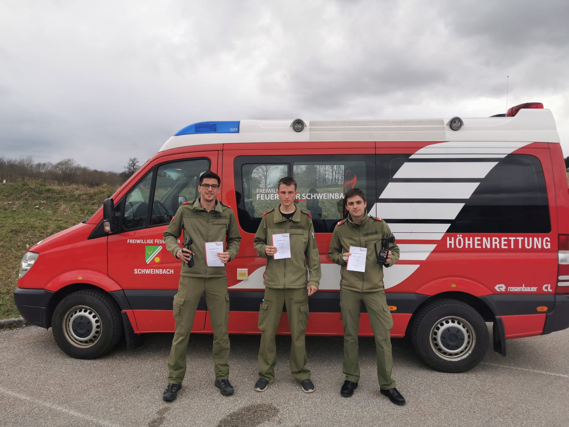 Drei neue Feuerwehrfunker ausgebildet