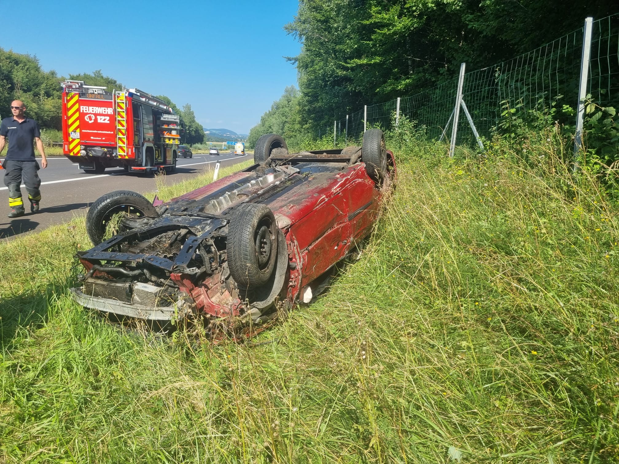22.07.2022 - EINSATZ: Schwerer Verkehrsunfall auf der Mühlkreisautobahn