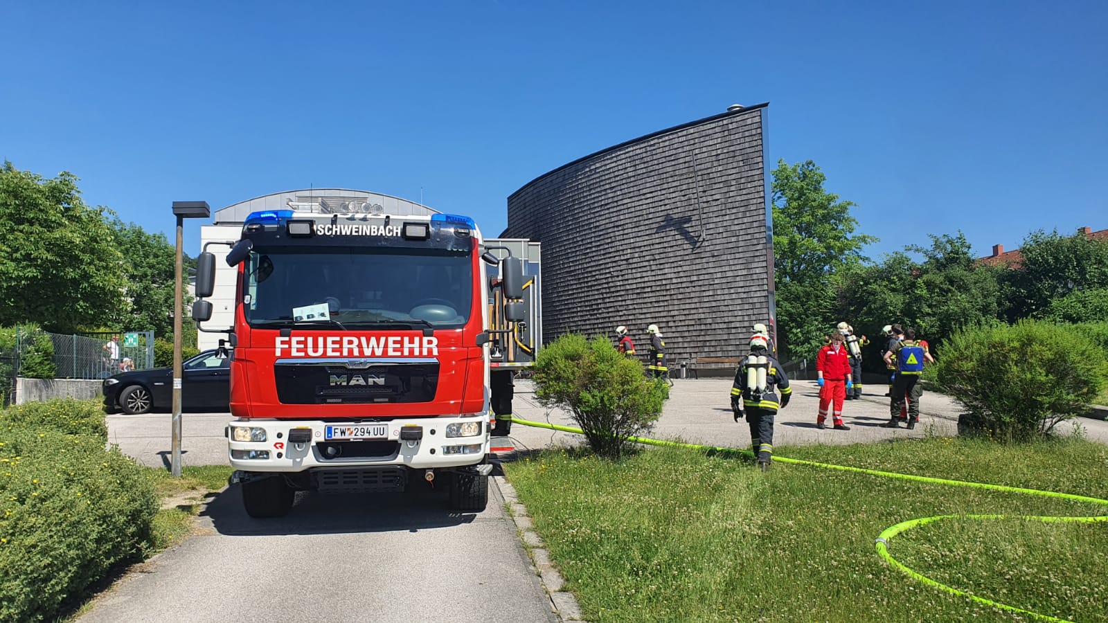 14.06.2021 - EINSATZ: Brand Kirche Mittertreffling