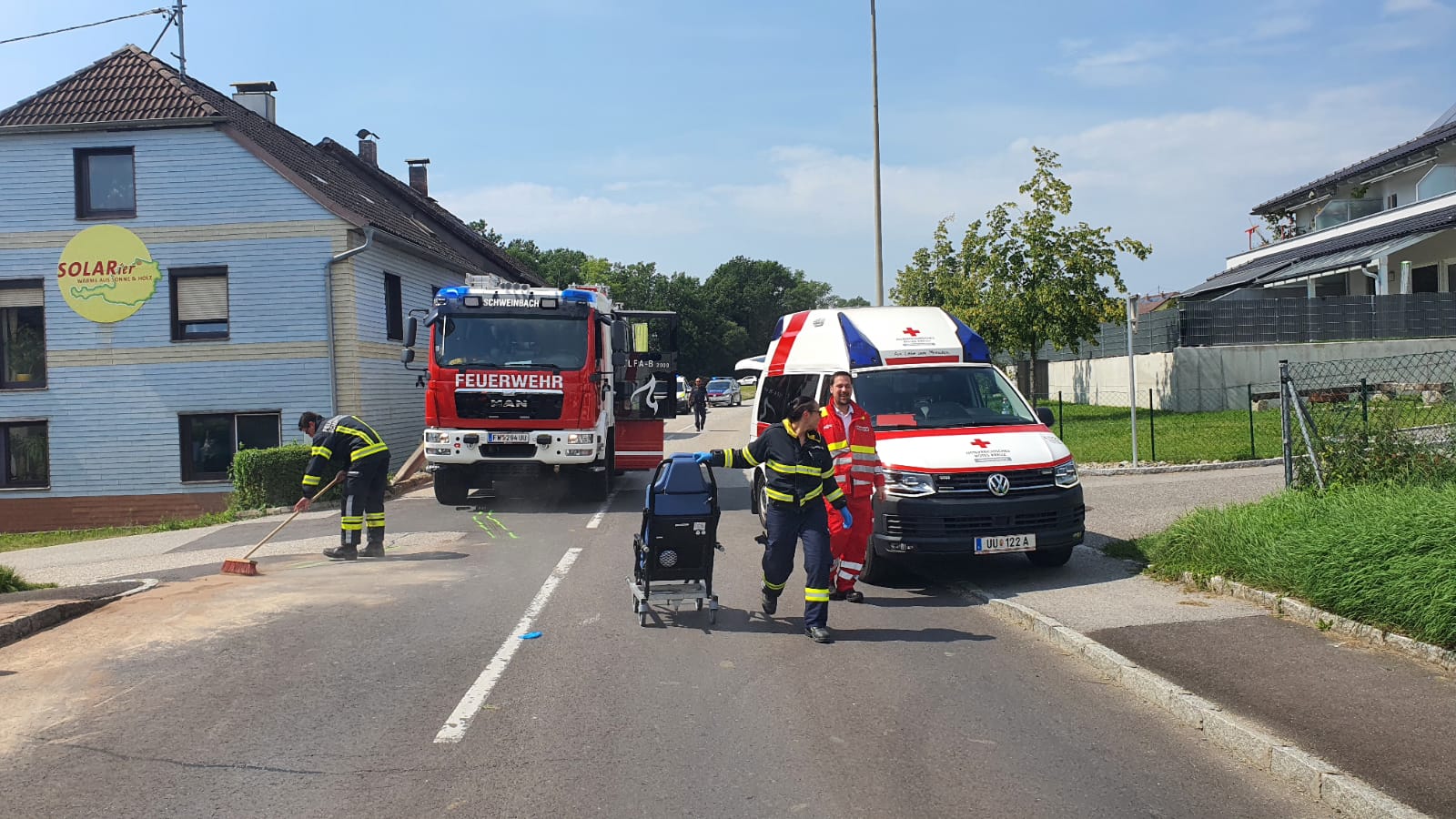 13.08.2021 - EINSATZ: Verkehrsunfall in Bach