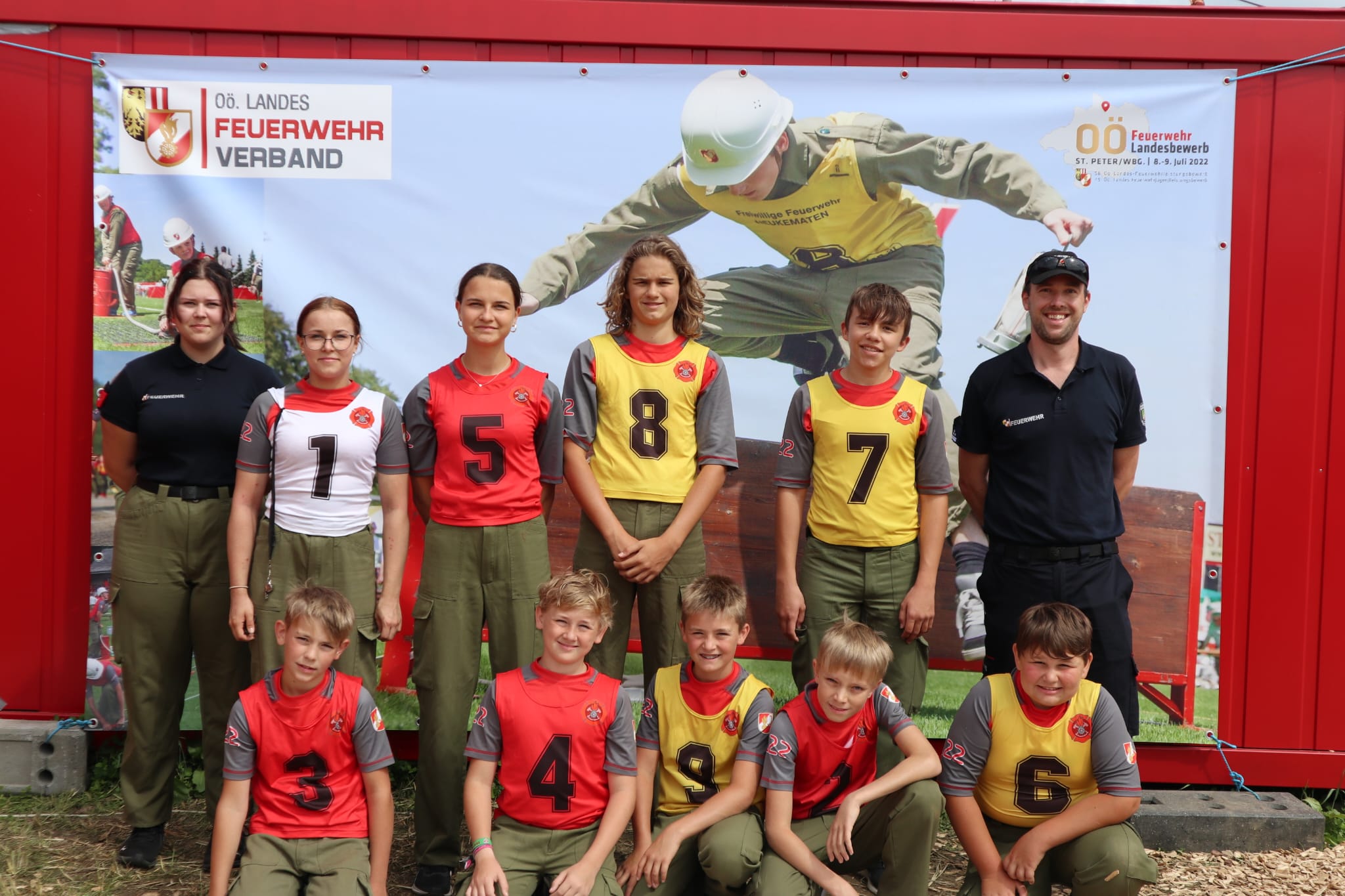 Parallelstart unserer Jugend am Landes-Feuerwehrleistungsbewerb in St. Peter am Wimberg