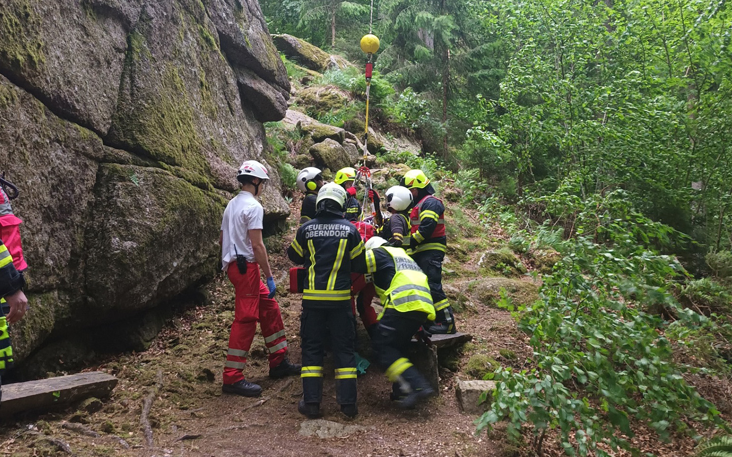 02.06.2023 - EINSATZ: Höhenretter zu Personenrettung alarmiert