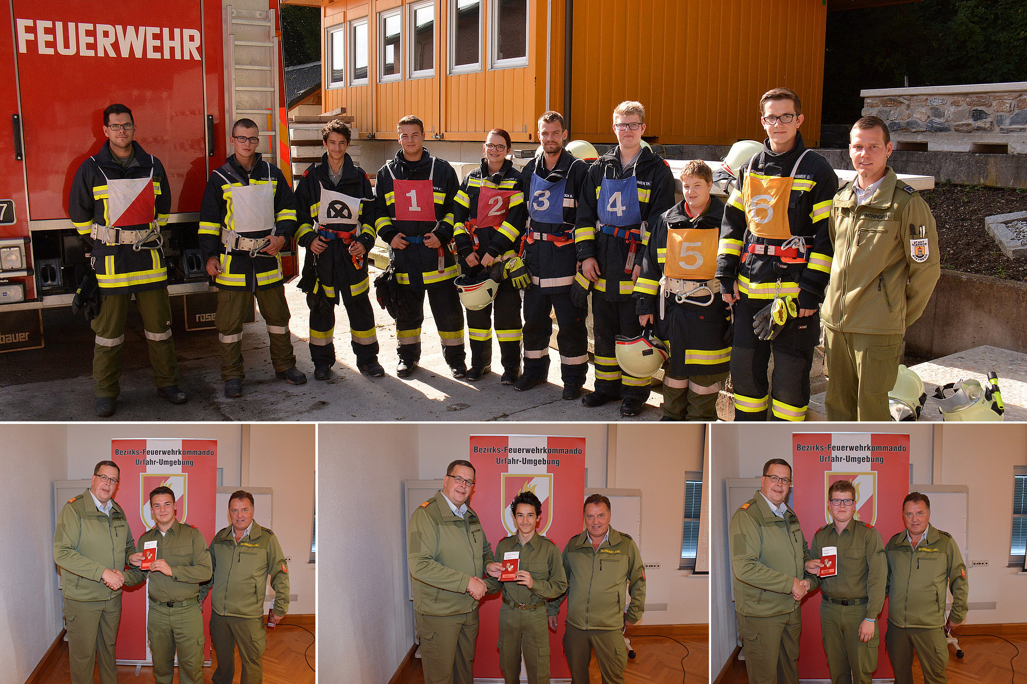 Drei neue einsatzberechtigte Jungfeuerwehrmänner